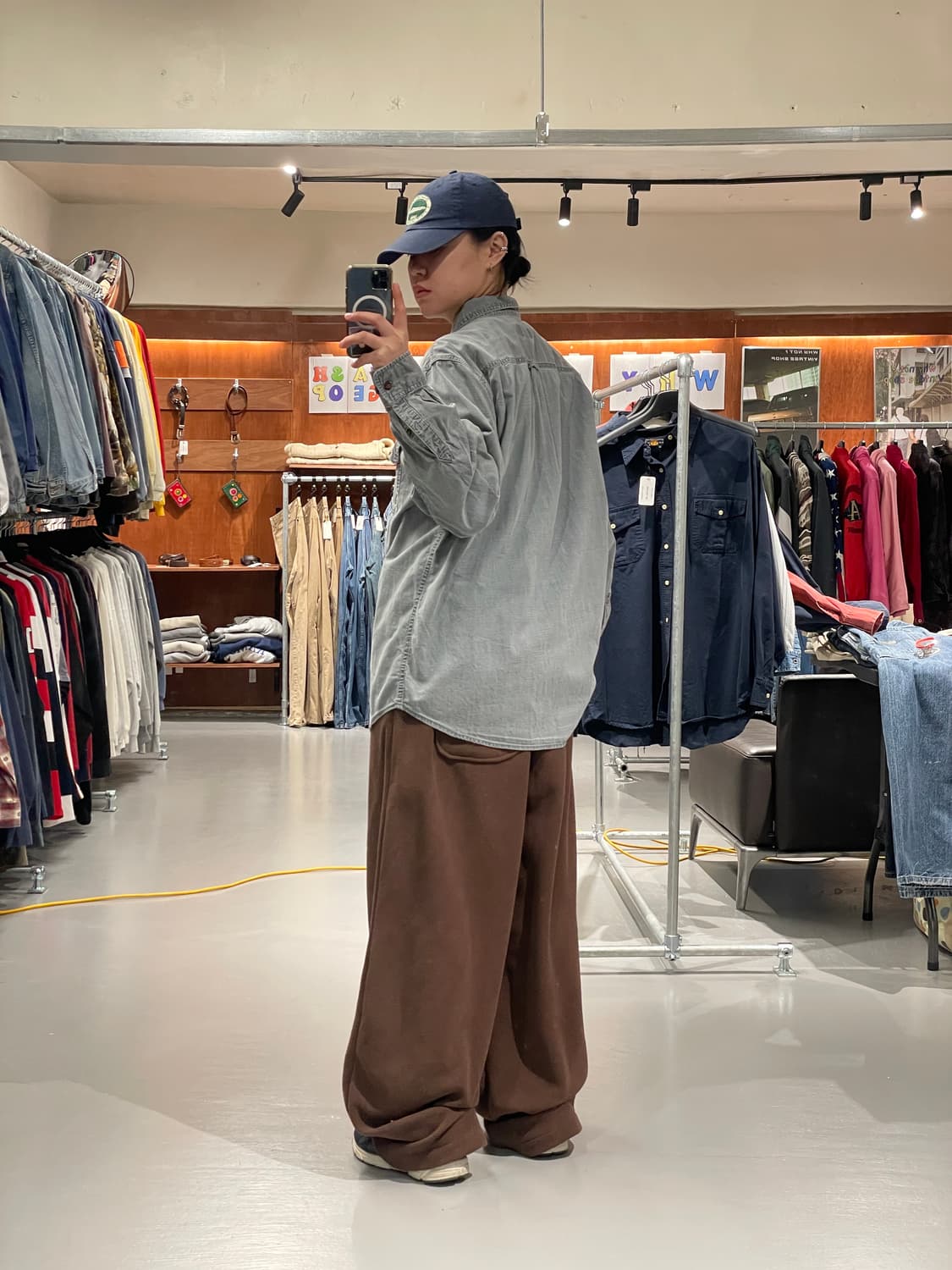 빈티지 투포켓 워크 셔츠 상품이미지3