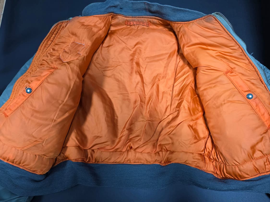 70s usaf ma-1 오리지널 빈티지 알파인더스트리 항공점퍼 60s 상품이미지10