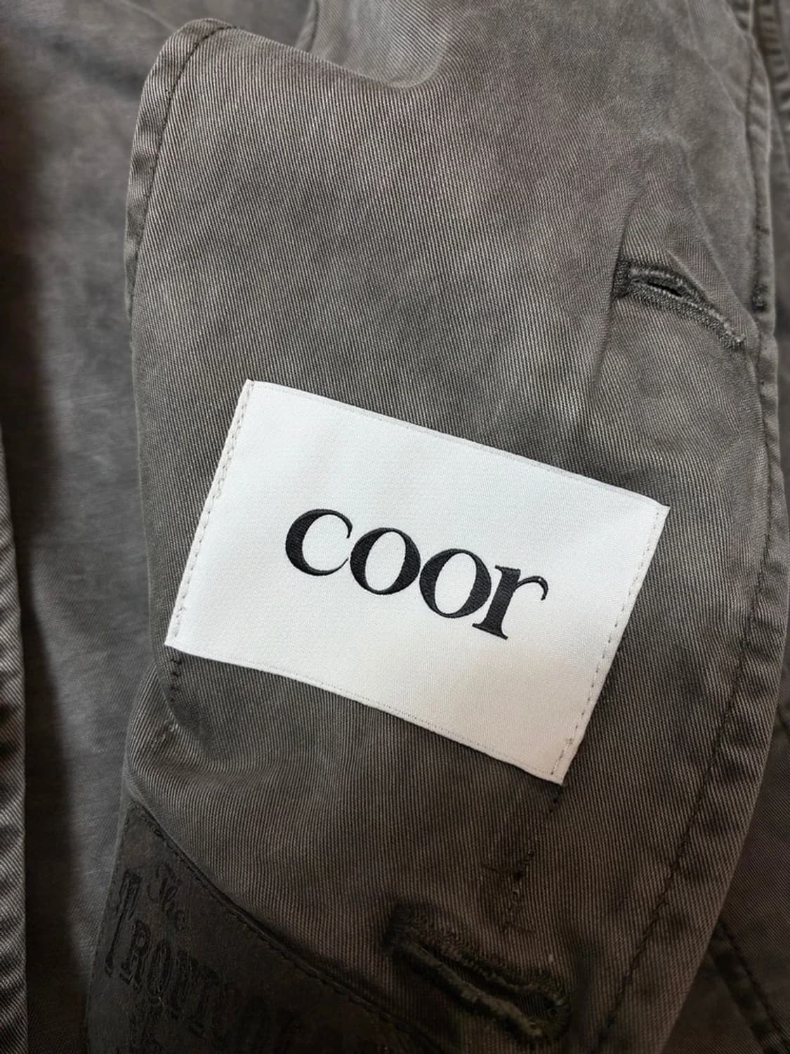 coor 쿠어 워시드 디테처블 크롭 후드 점퍼 PN7909 상품이미지7