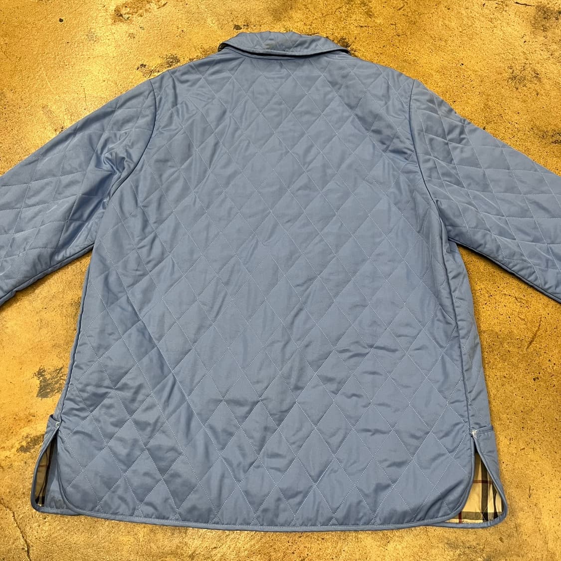 [정품] 버버리 퀼팅 자켓 블루 b16 상품이미지4