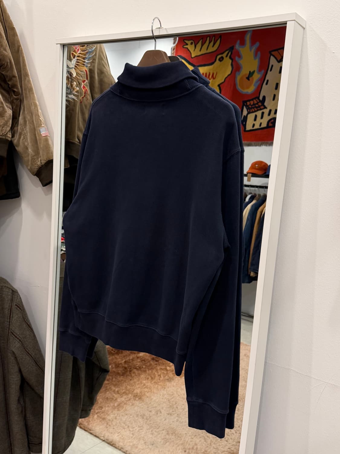 Polo ralph lauren 폴로 랄프로렌 숄카라 니트 (navy) 상품이미지6