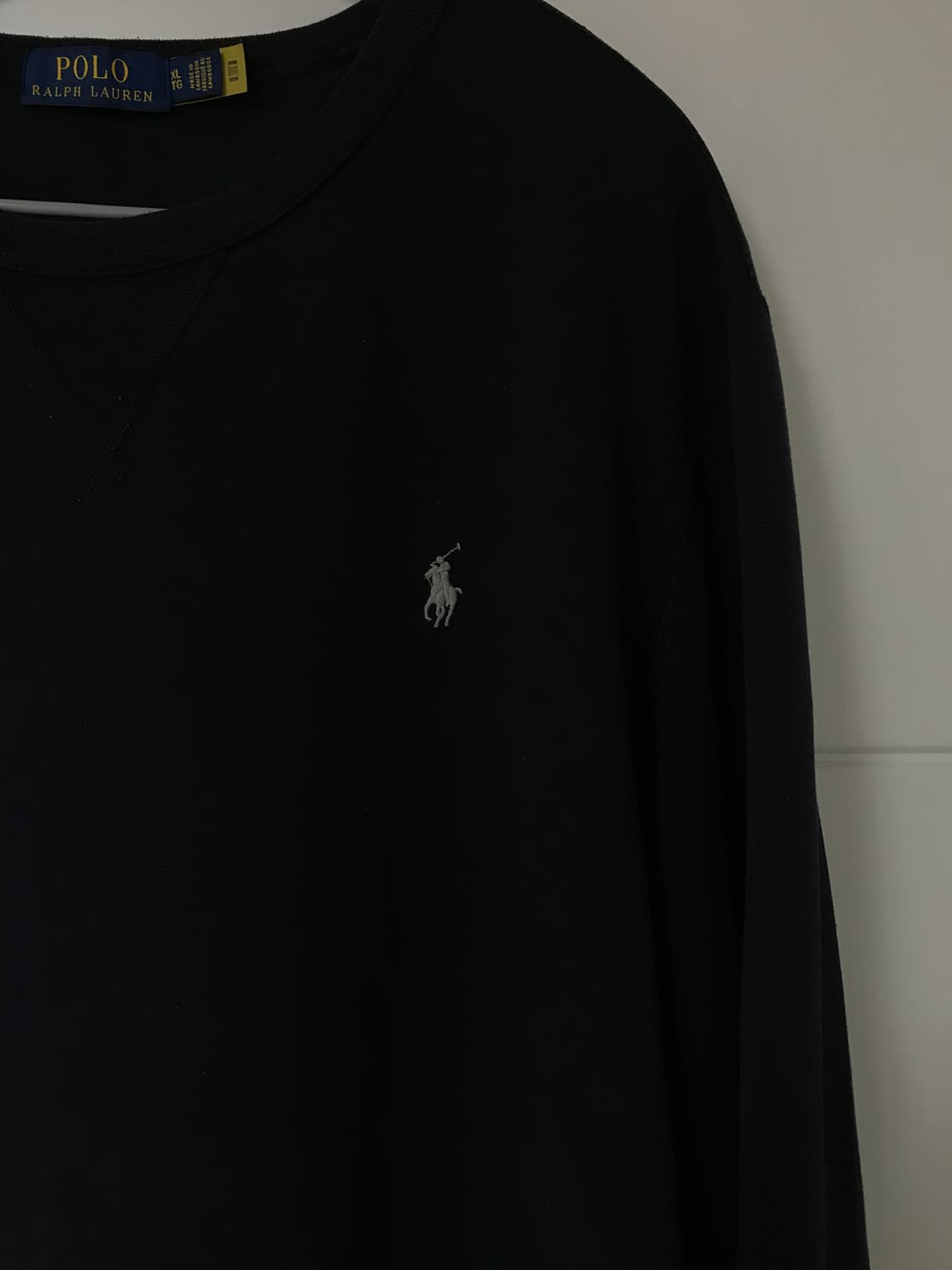 폴로 네이비 맨투맨 그레이 포니 XL 상품이미지3