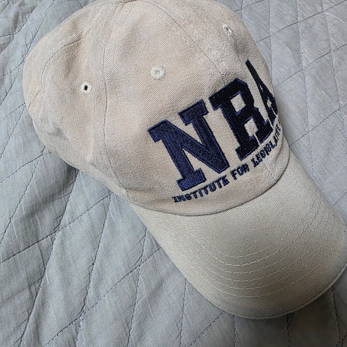 [OS] 빈티지 NRA 로고 6패널 볼캡 베이지 상품이미지1