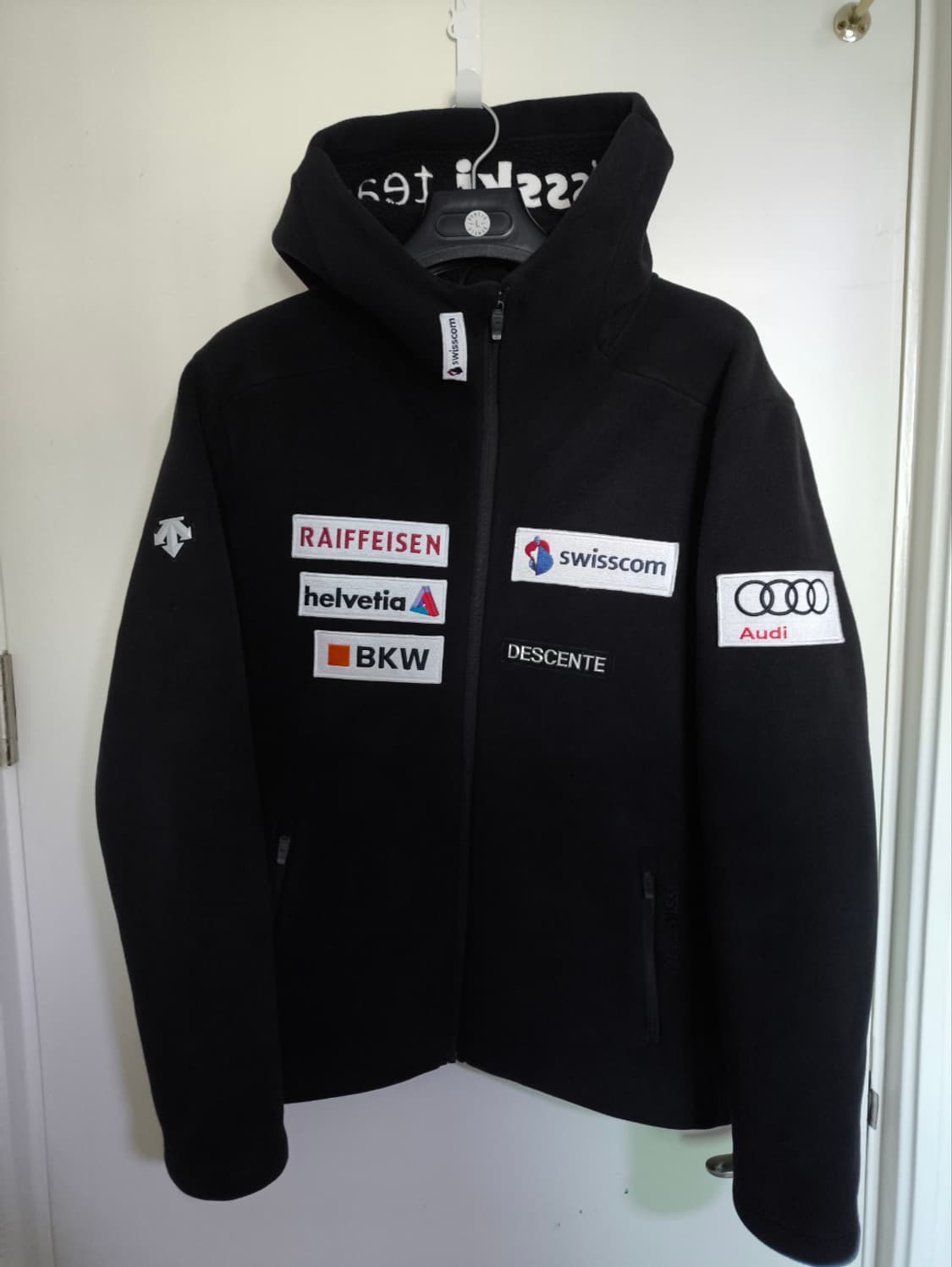 110 데상트 아우디팀 스위스스키팀 플리스 후리스 상품이미지1