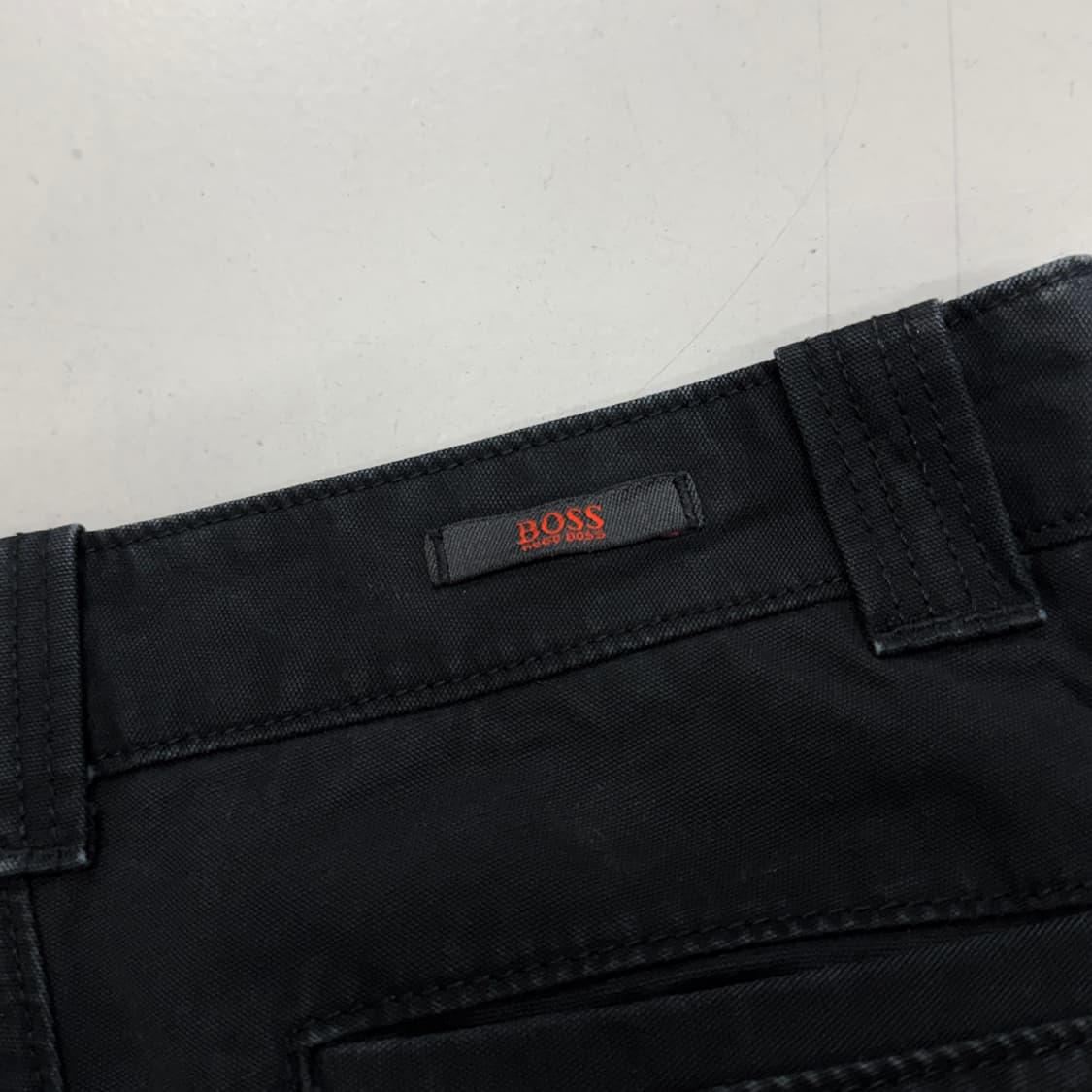 휴고보스 바이커 새깅 흑청 데님팬츠 상품이미지7