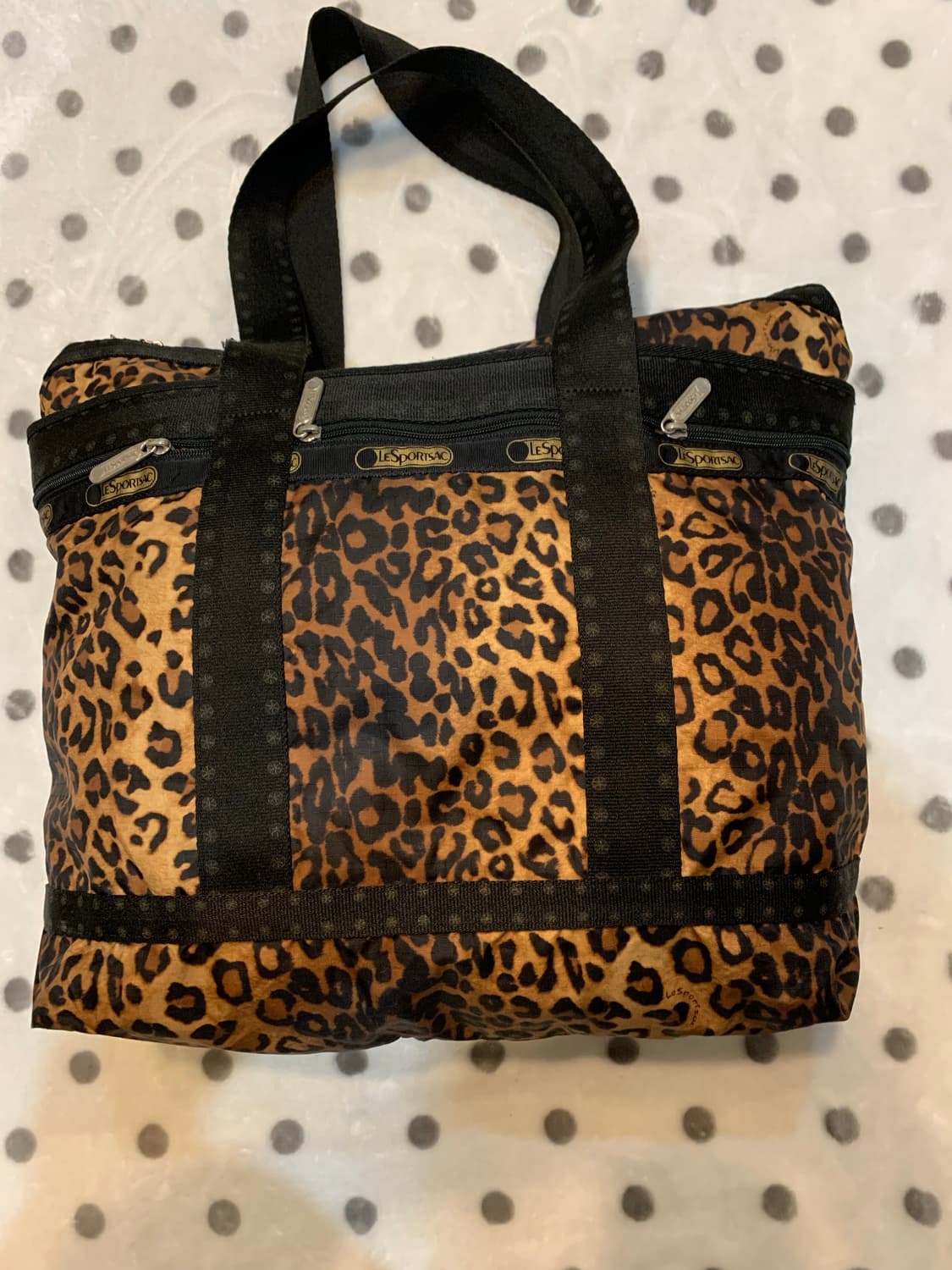 레스포삭 호피 가방 상품이미지2