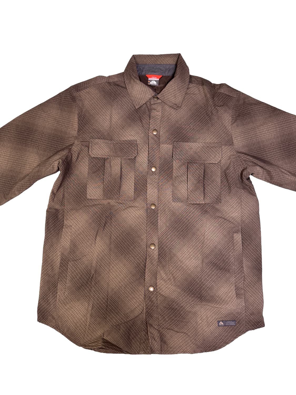 빈티지 00s 나이키 ACG 폴리 나일론 퍼프 셔츠 자켓 L 상품이미지3