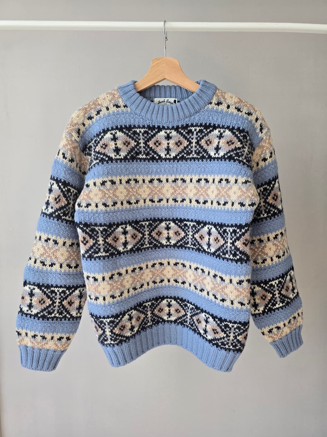 Herb Soap 패어아일 패턴 니트 상품이미지5