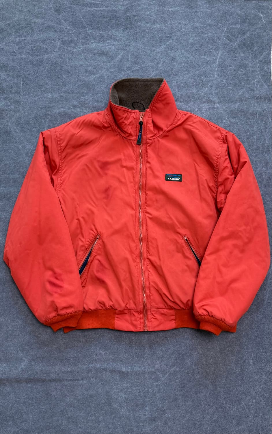 90s 엘엘빈 웜업 플리스 집업 자켓 상품이미지1