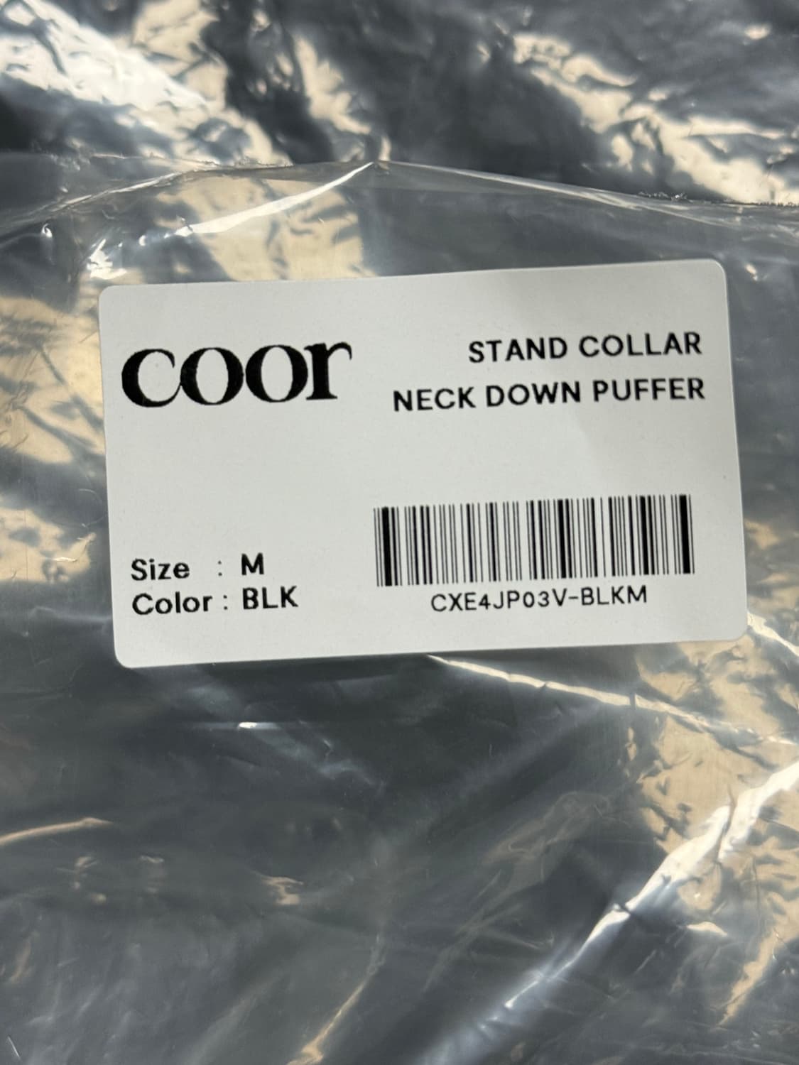 [M] 쿠어 스탠드 칼라 넥 다운 푸퍼 상품이미지5