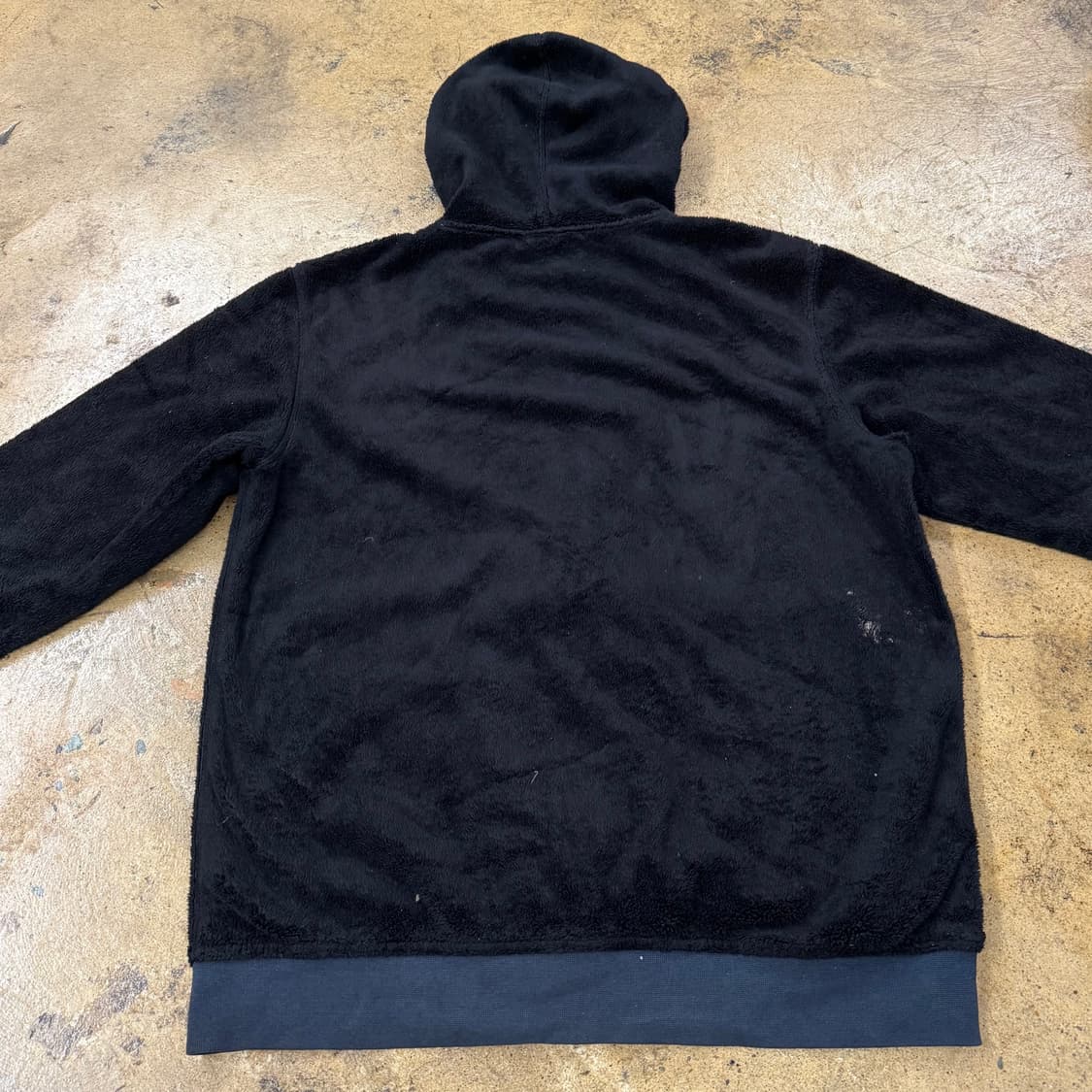 아디다스 빅로고 파이어버드 후리스 후드집업 블랙 105 상품이미지4