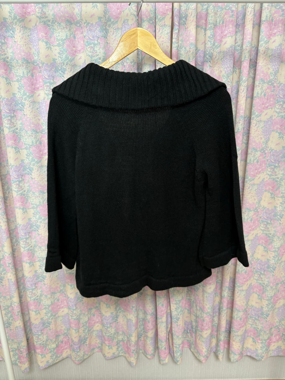 블랙 카라 가디건 상품이미지9