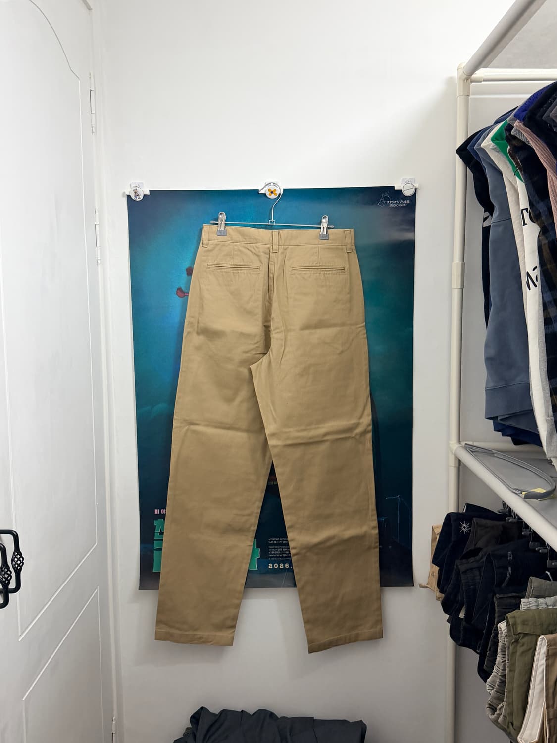 무신사 스탠다드 / 원 턱 레귤러 핏 치노 팬츠 [베이지] 상품이미지2