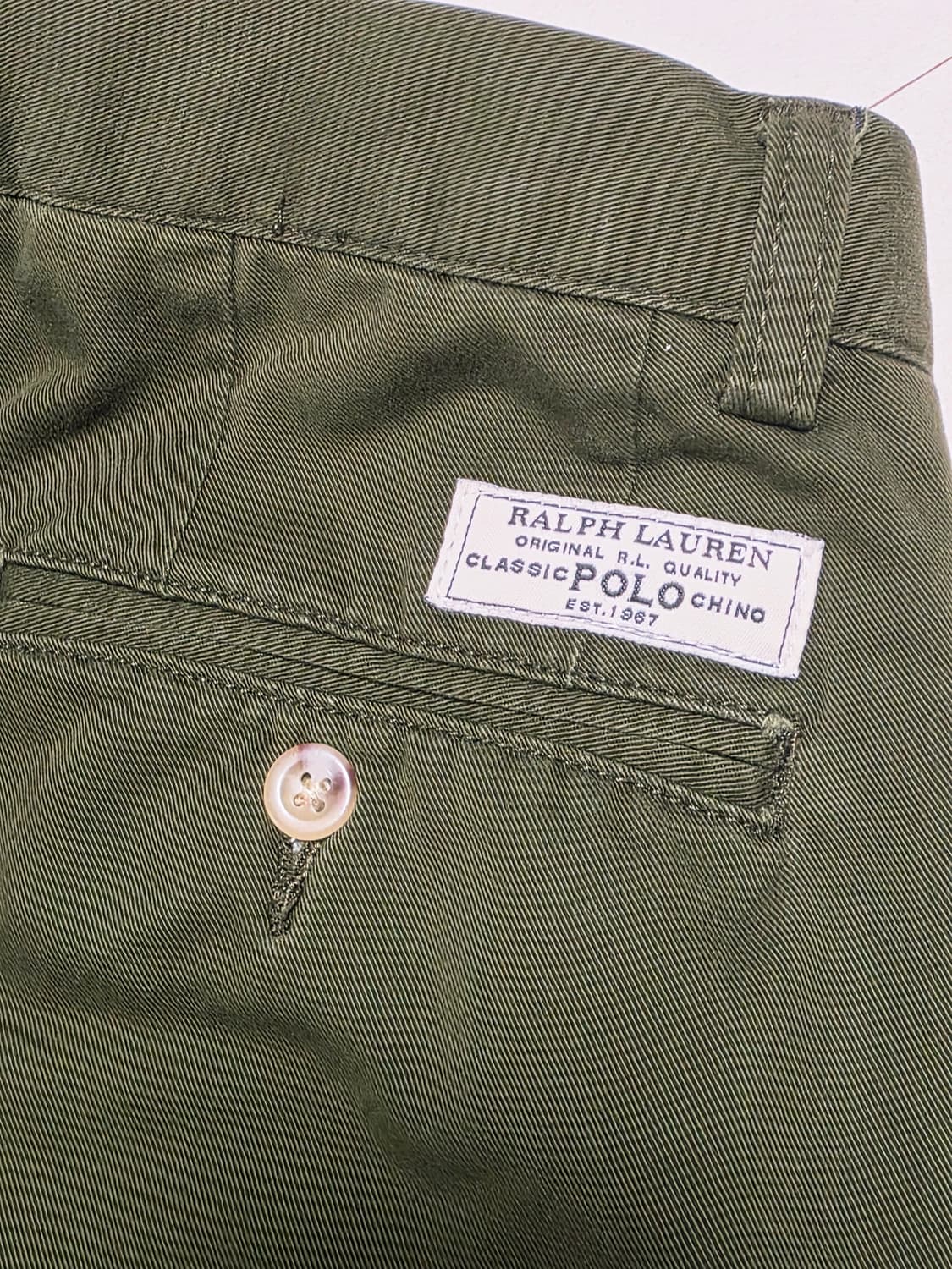 폴로치노팬츠 카키 30/32 폴로 팬츠 상품이미지3