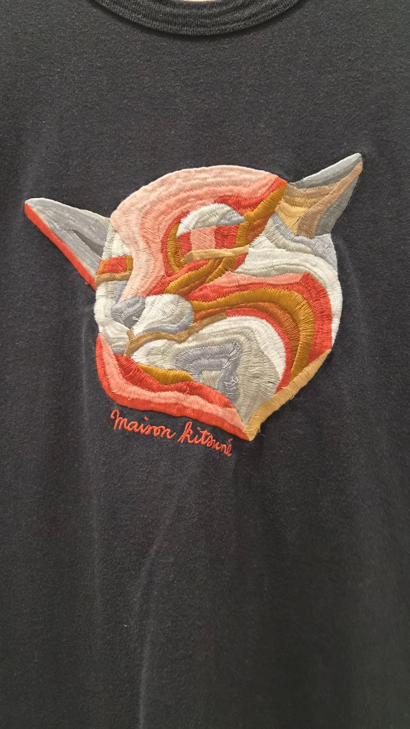 메종키츠네 자수 반팔 상품이미지2