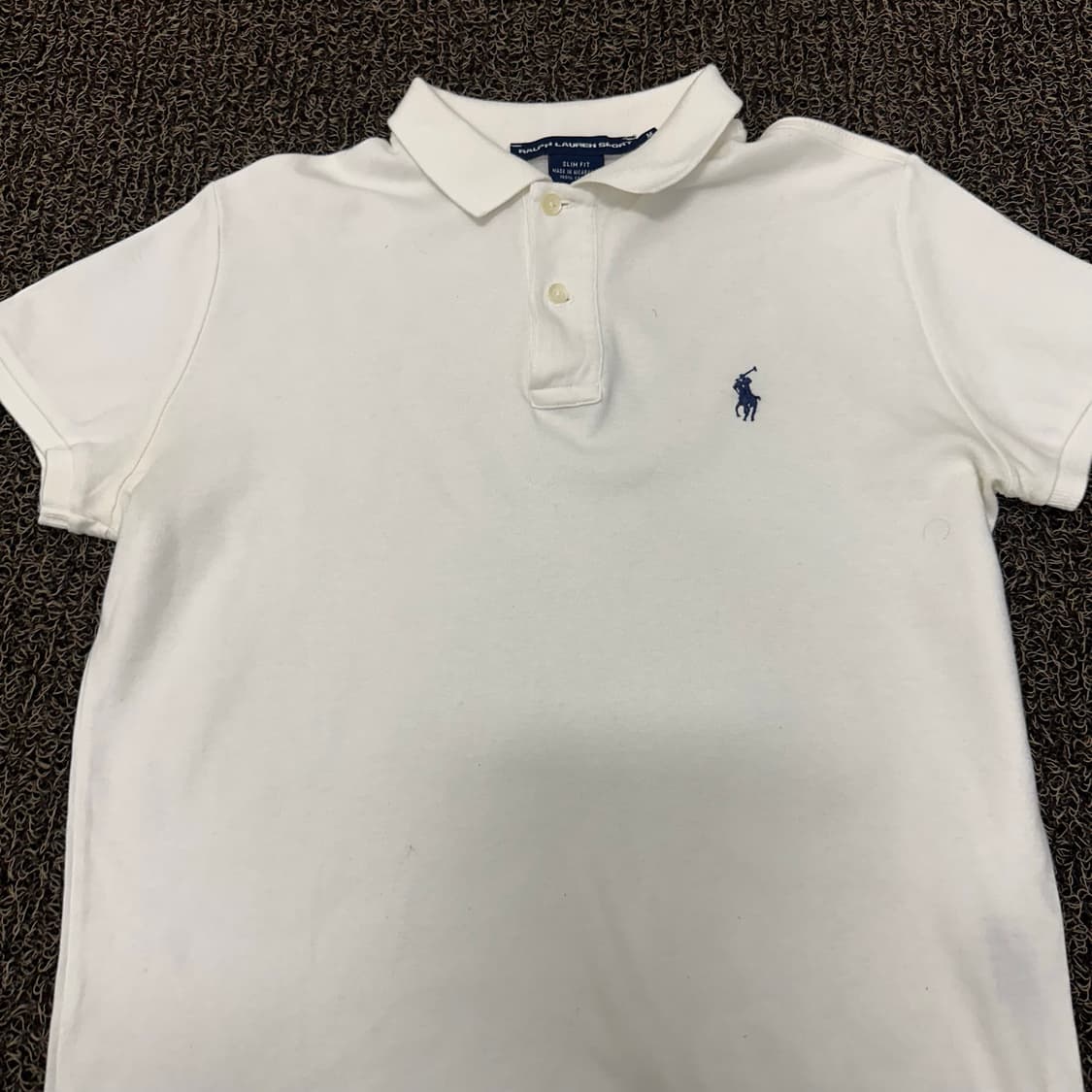 POLO 폴로 랄프로렌 여성 카라티 반팔티셔츠 화이트 M 상품이미지2