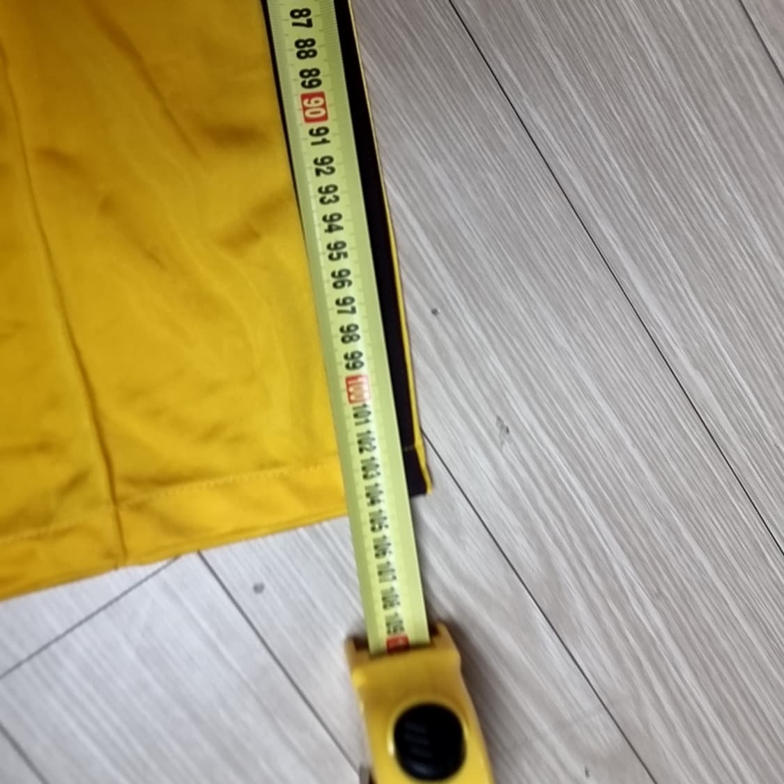 아디다스 이소룡 노란색 삼선 트레이닝 바지(실측) 상품이미지9