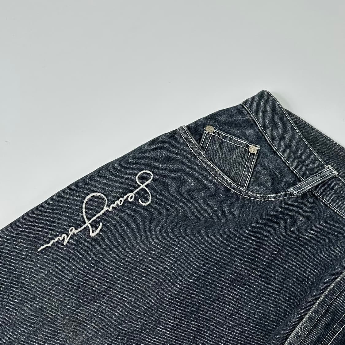 seanjohn wide denim pants 상품이미지6