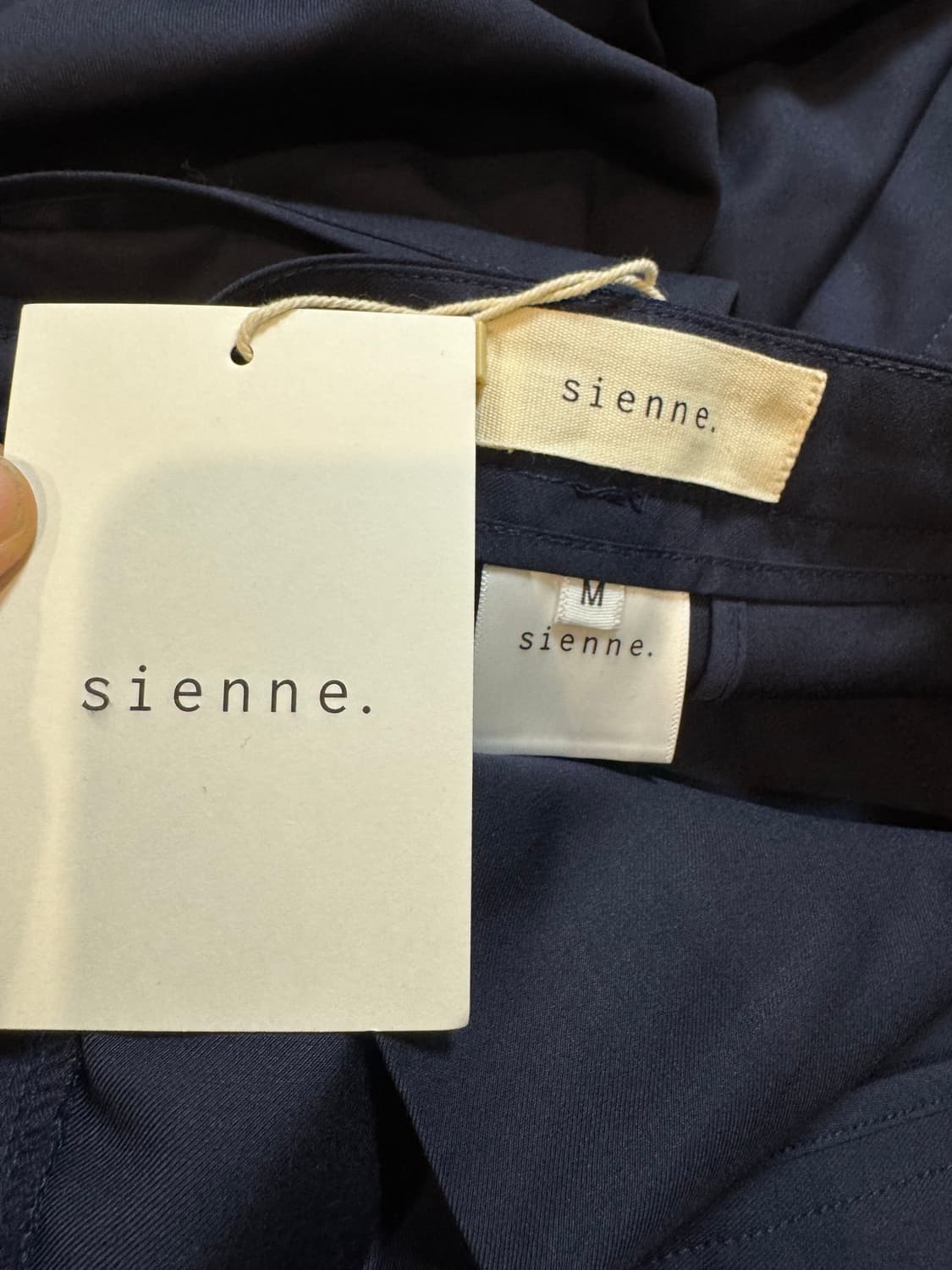 새상품 sienne 시엔느 네이비 썸머 슬랙스 상품이미지3