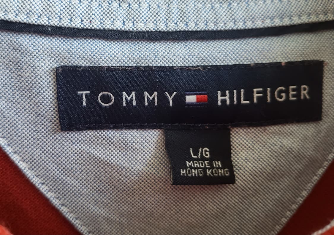 TOMMY HILFIGER 타미힐피거 남성 반팔 카라티 L 코튼 피케티 상품이미지5
