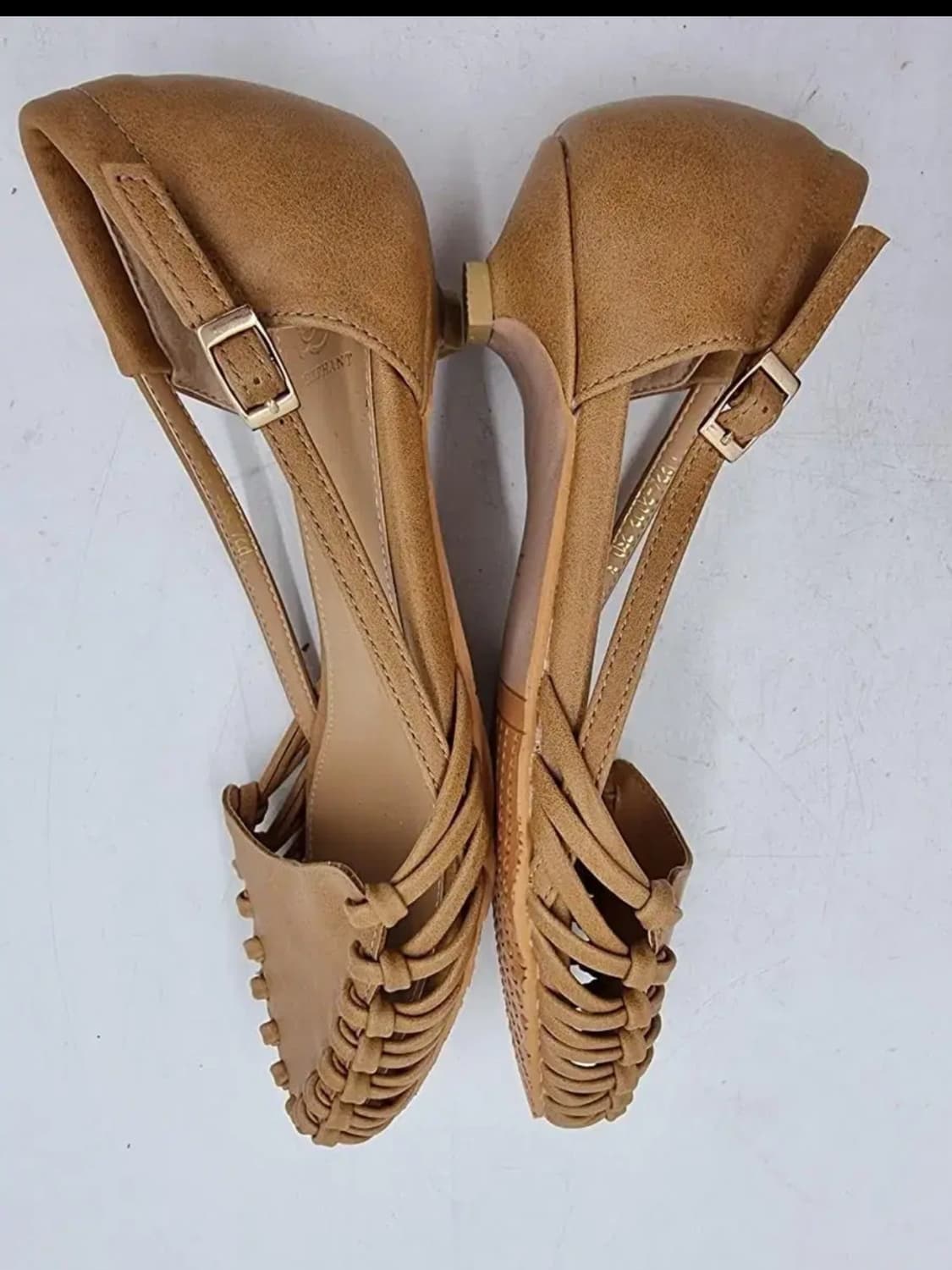 핑크엘리펀트 천연가죽플랫슈즈230 상품이미지5