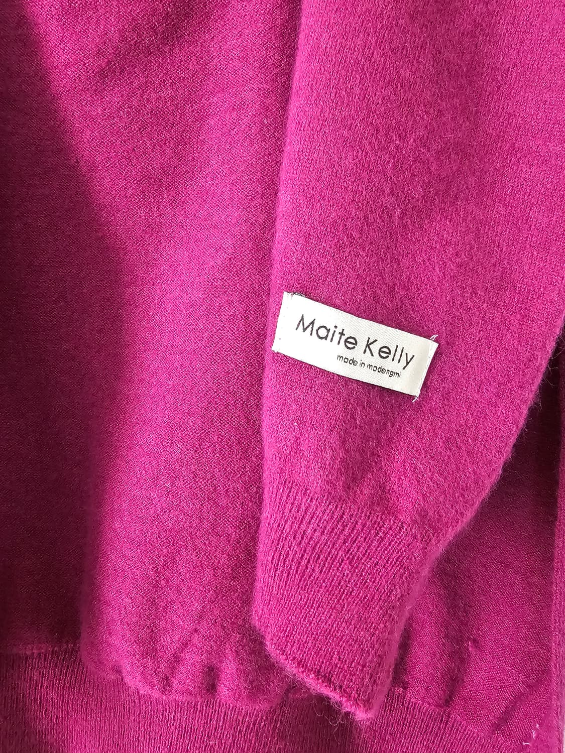 마이테켈리 정품 디자인 특이한 플럼색상 니트 free 상태최상 상품이미지3