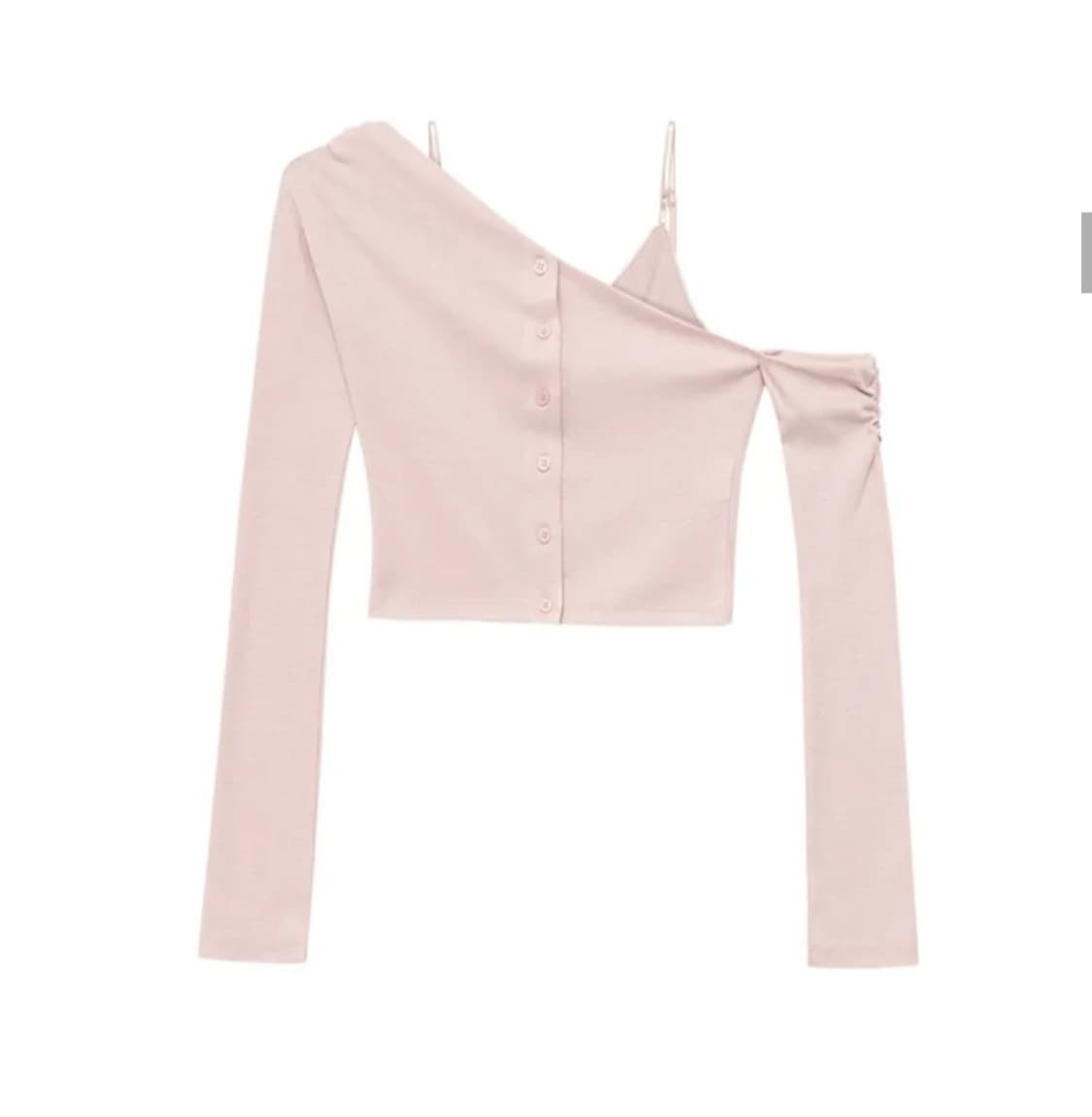 수지,아현착용) 낫유어로즈 언발란스 가디건 세트 상품이미지6