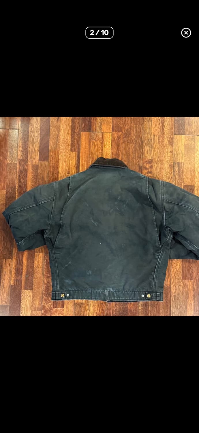 [42-R] 칼하트 J01 BLK 디트로이트 자켓 (M~L) 상품이미지2