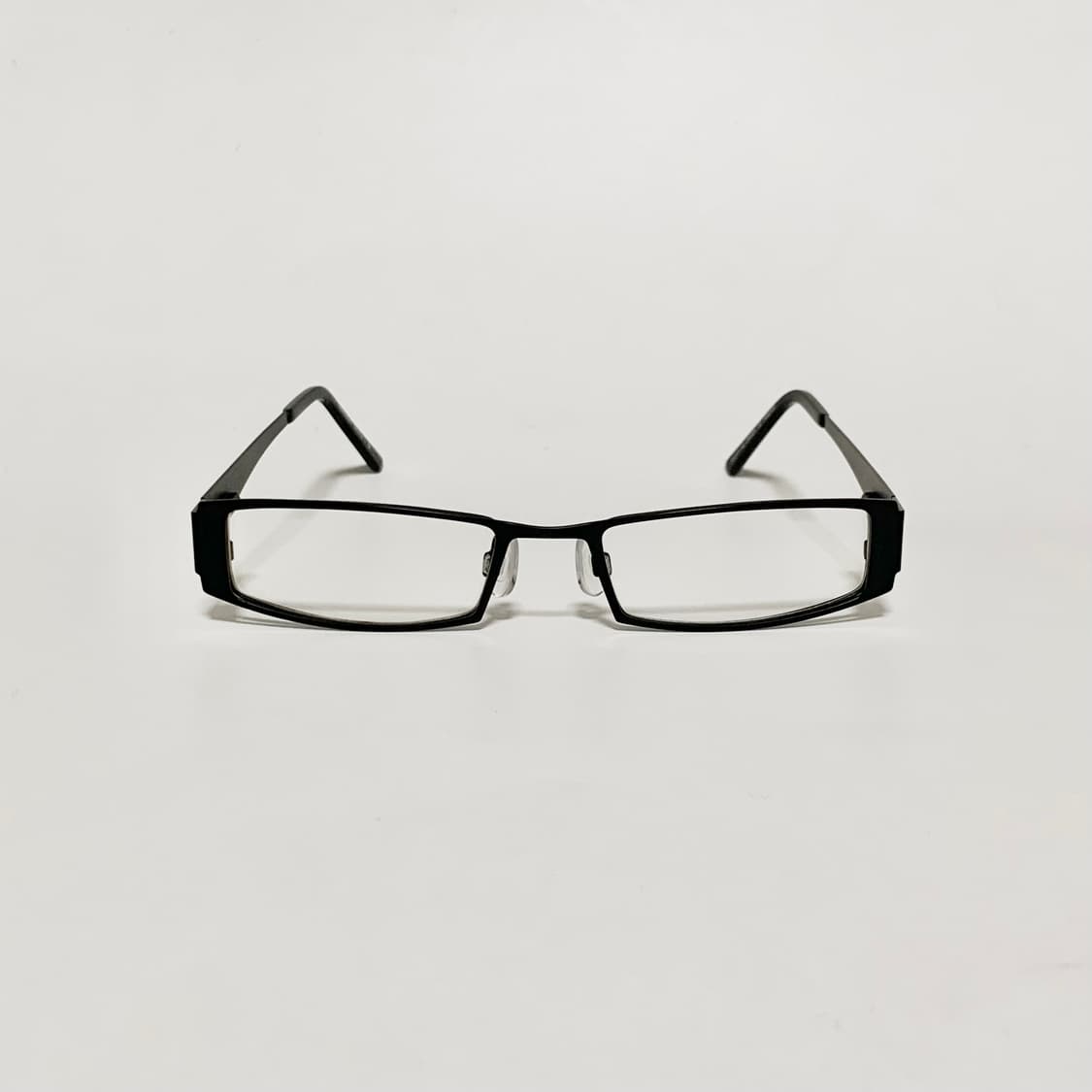 824 안경테 빈티지안경 데드스탁 슬림 사각 안경테 블랙 픽키 상품이미지1