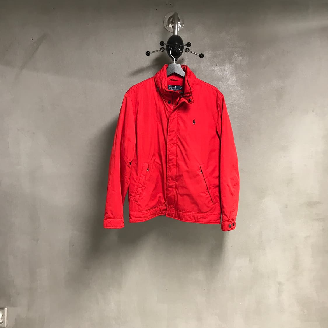 폴로 랄프로렌 기모 페리 자켓 레드 M 상품이미지1