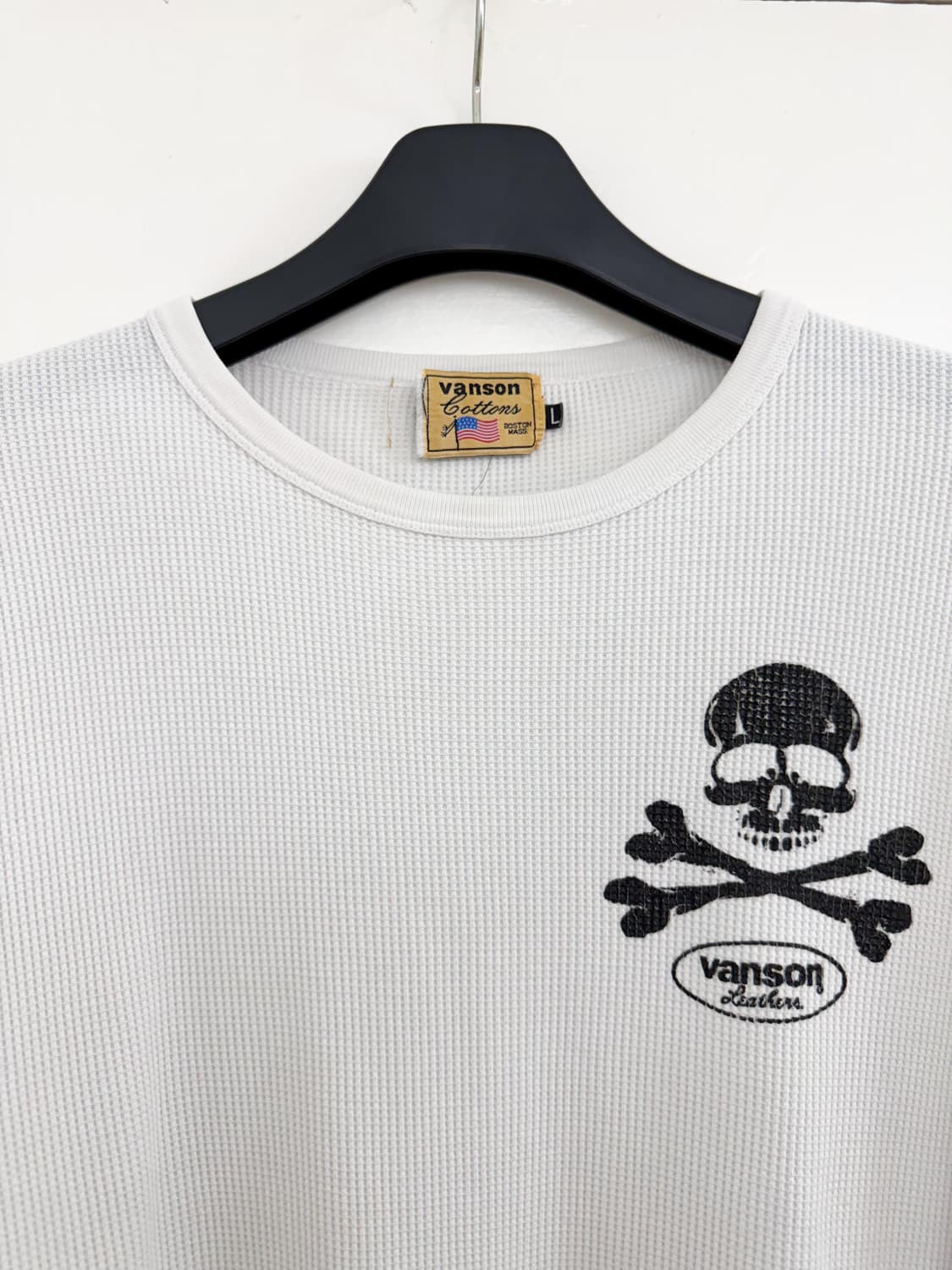 Vanson Skull Motorcycle Thermal Tee 상품이미지4
