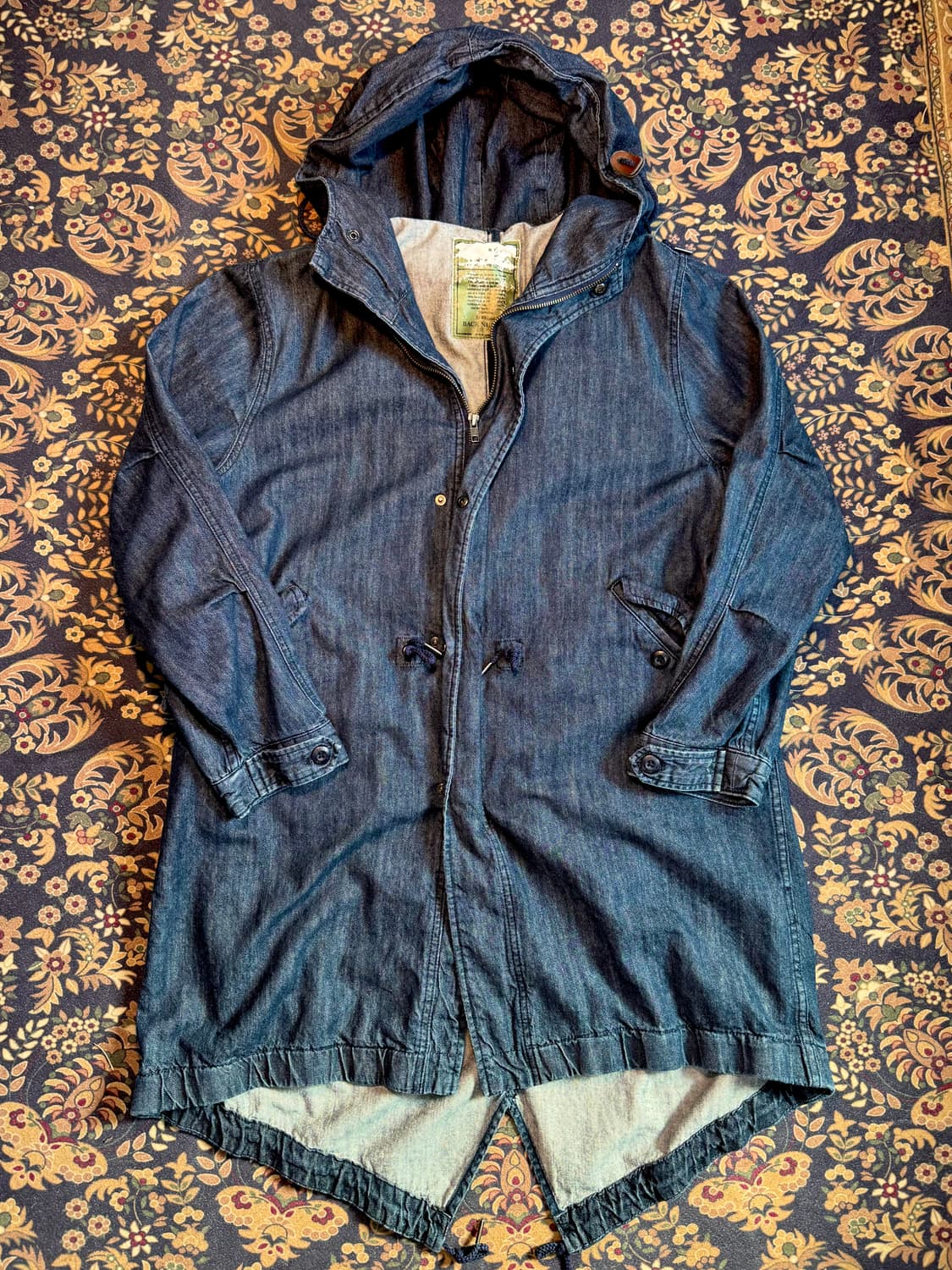 Back Number 데님 피쉬테일 파카 상품이미지1