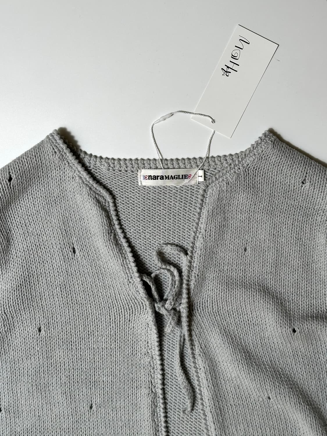 소프트블루 니트 가디건 상품이미지7