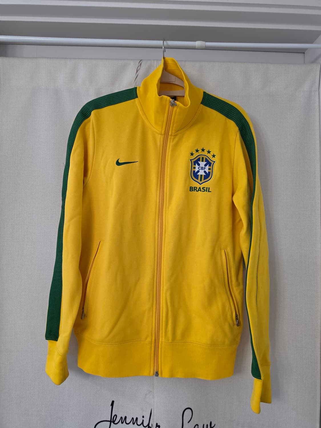 나이키 브라질 축구 국가대표팀 트랙 자켓_m사이즈 상품이미지1