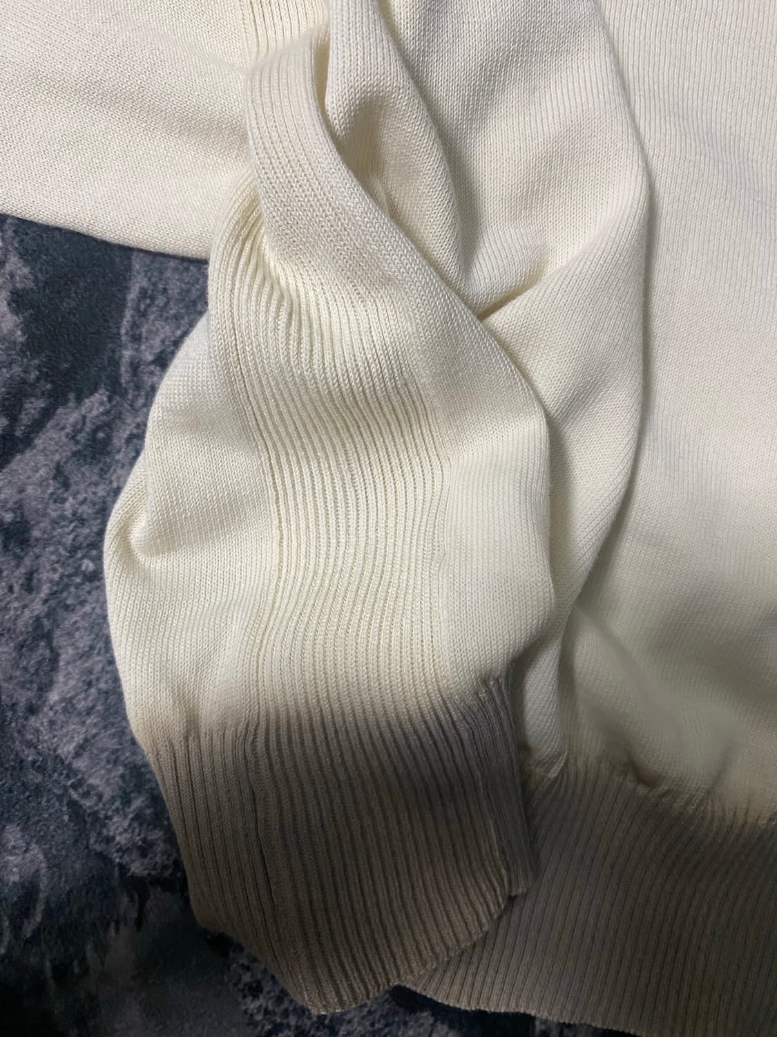 마르지엘라 배색 니트 상품이미지4