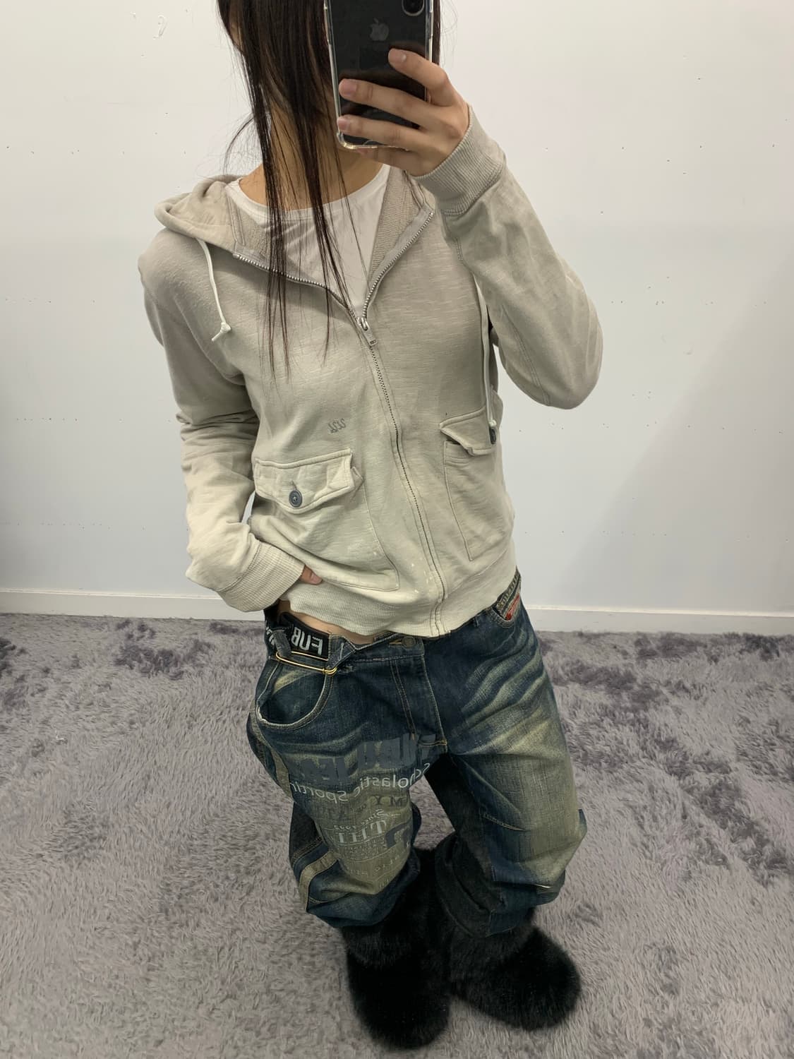 언더커버x유니클로 후드집업 상품이미지1