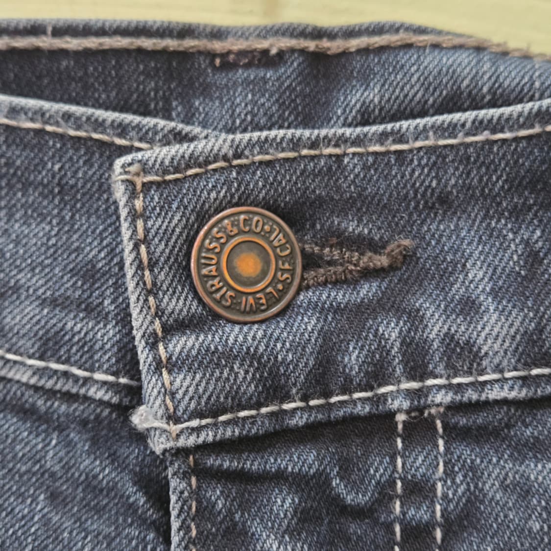 [W34 L32] 00's Levi’s 505 스트레이트 데님팬츠 상품이미지4