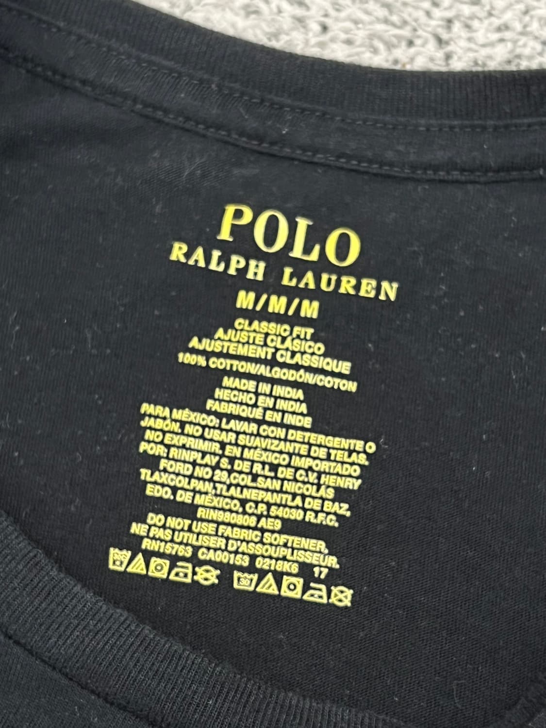 (M) 폴로 랄프로렌 클래식 핏 반팔 티 상품이미지3