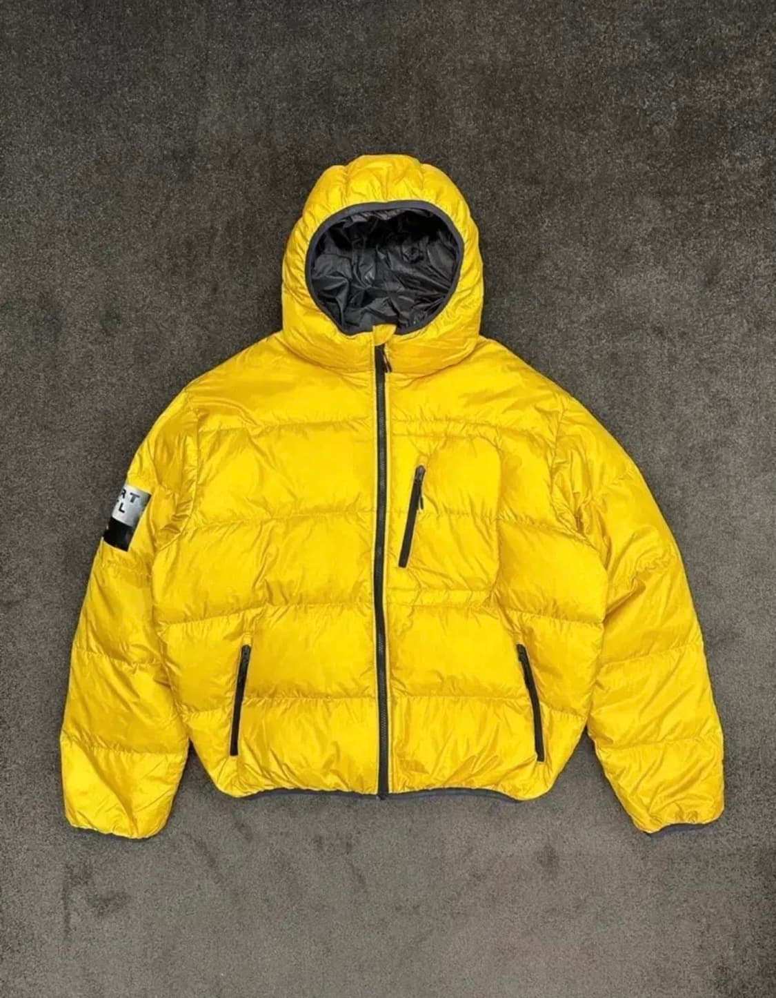 디네댓 옐로우 후드 패딩 L 상품이미지1