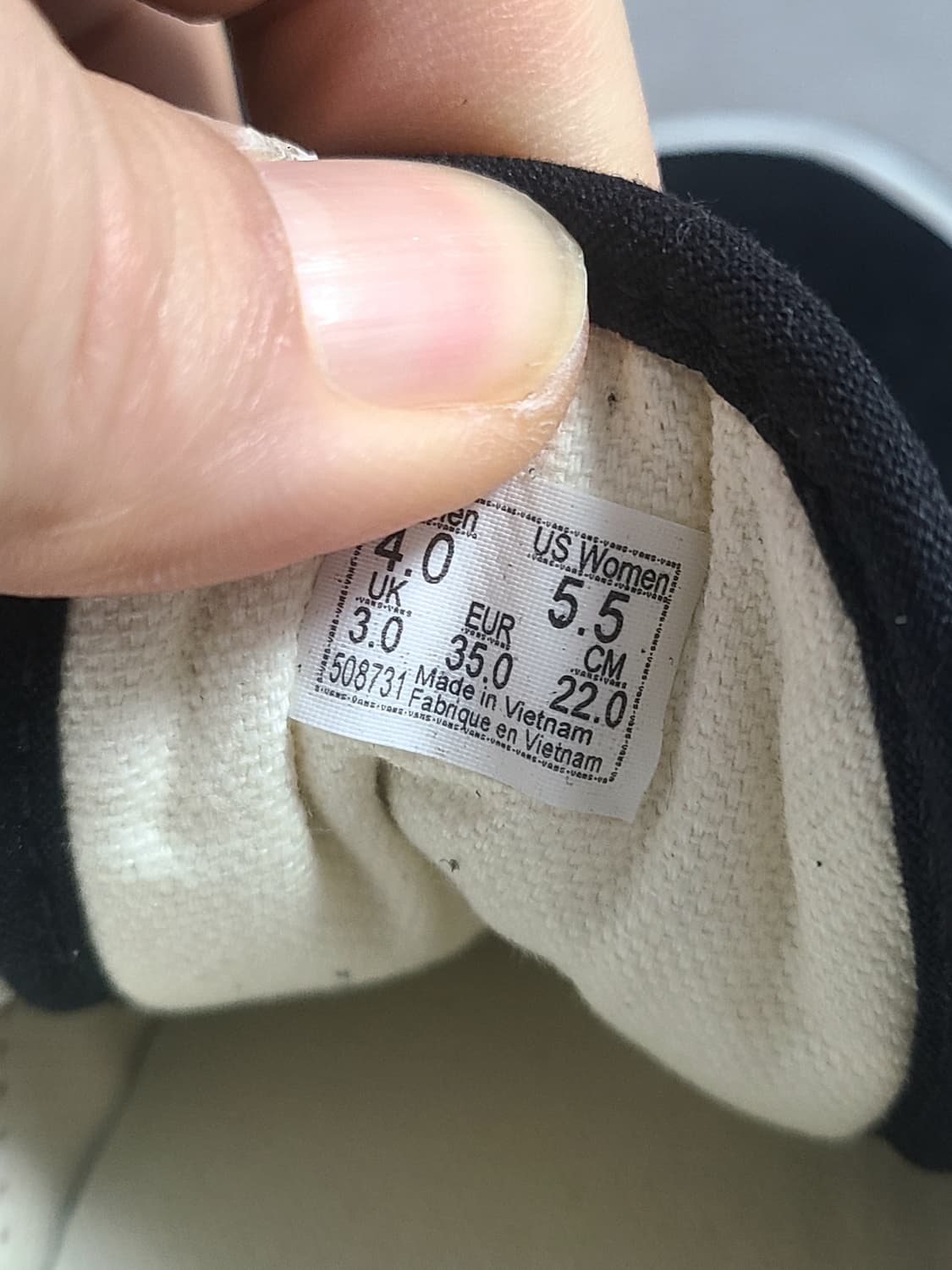 반스  해외판  레오파드 220mm  택만뗀 상태 상품이미지5