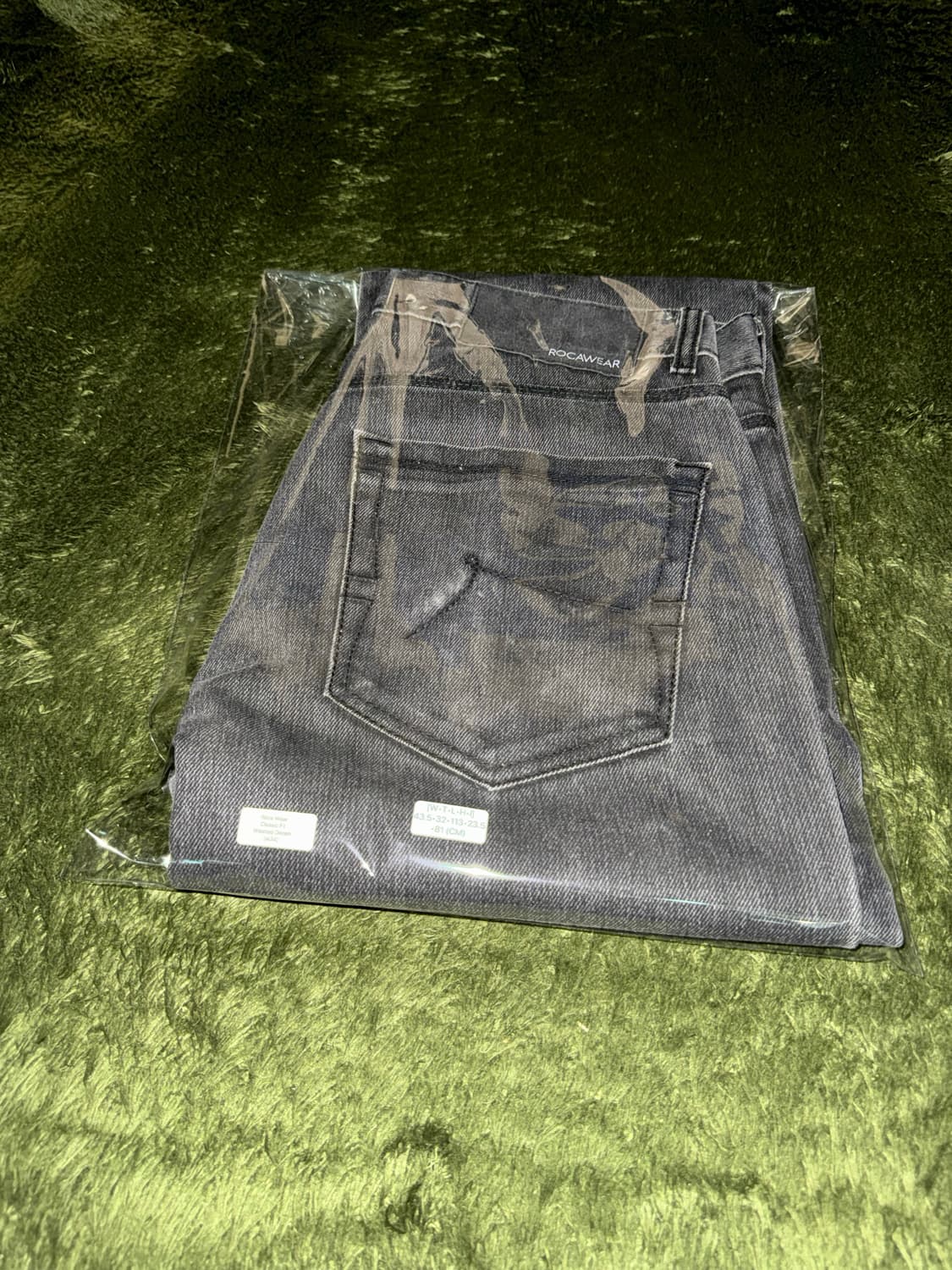 [34] Roca Wear 로카웨어 빈티지 워싱 텍스쳐드 데님 팬츠 상품이미지10