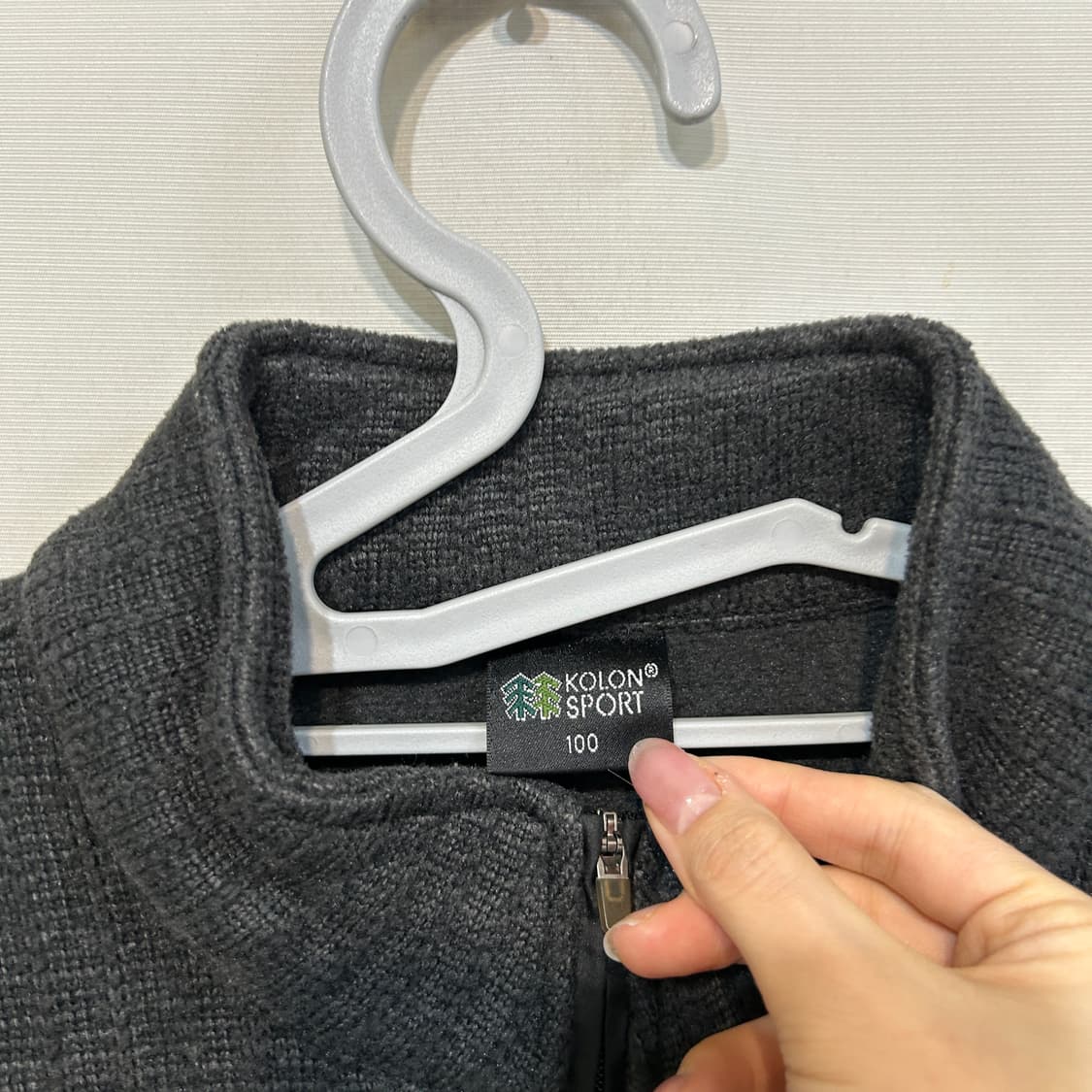 코오롱 남성 반집업 티셔츠 100 상품이미지2