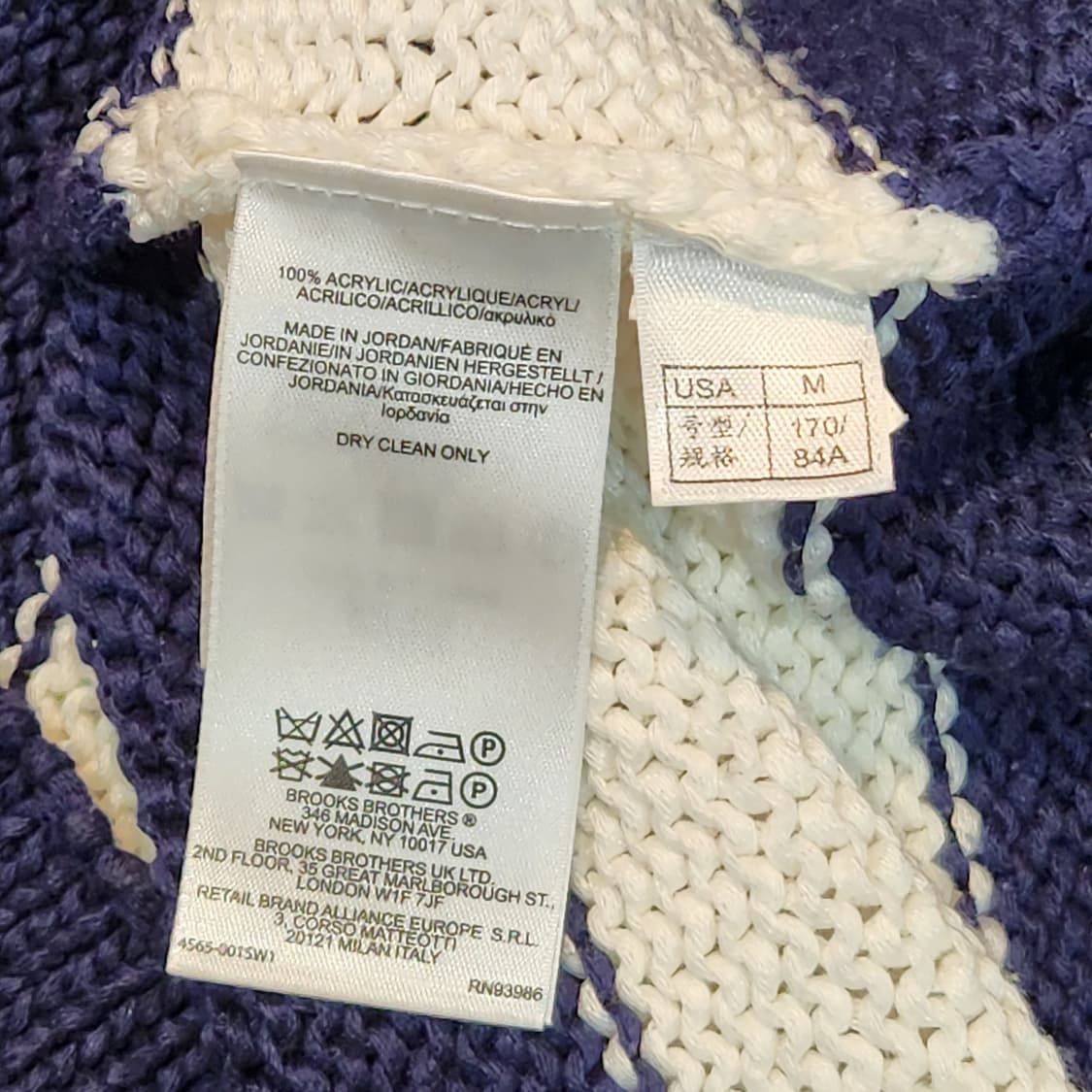 브룩스브라더스 스트라이프 니트 (M) 상품이미지4
