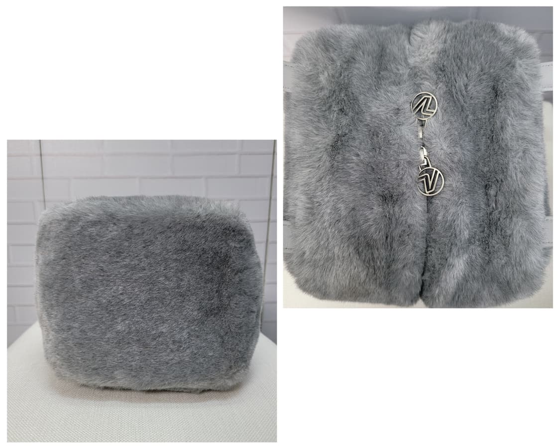 Volvik 볼빅 퍼 토트백 파우치백 그레이 상품이미지4