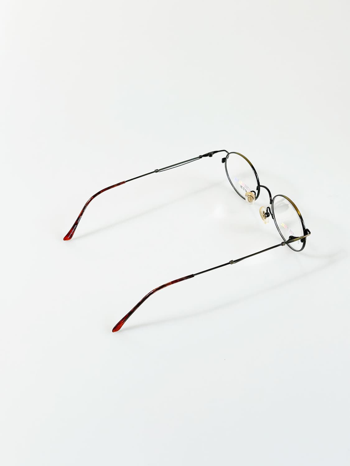 90s 일본제 MATSUSHIDA 슬림 라운드 빈티지 안경 상품이미지4