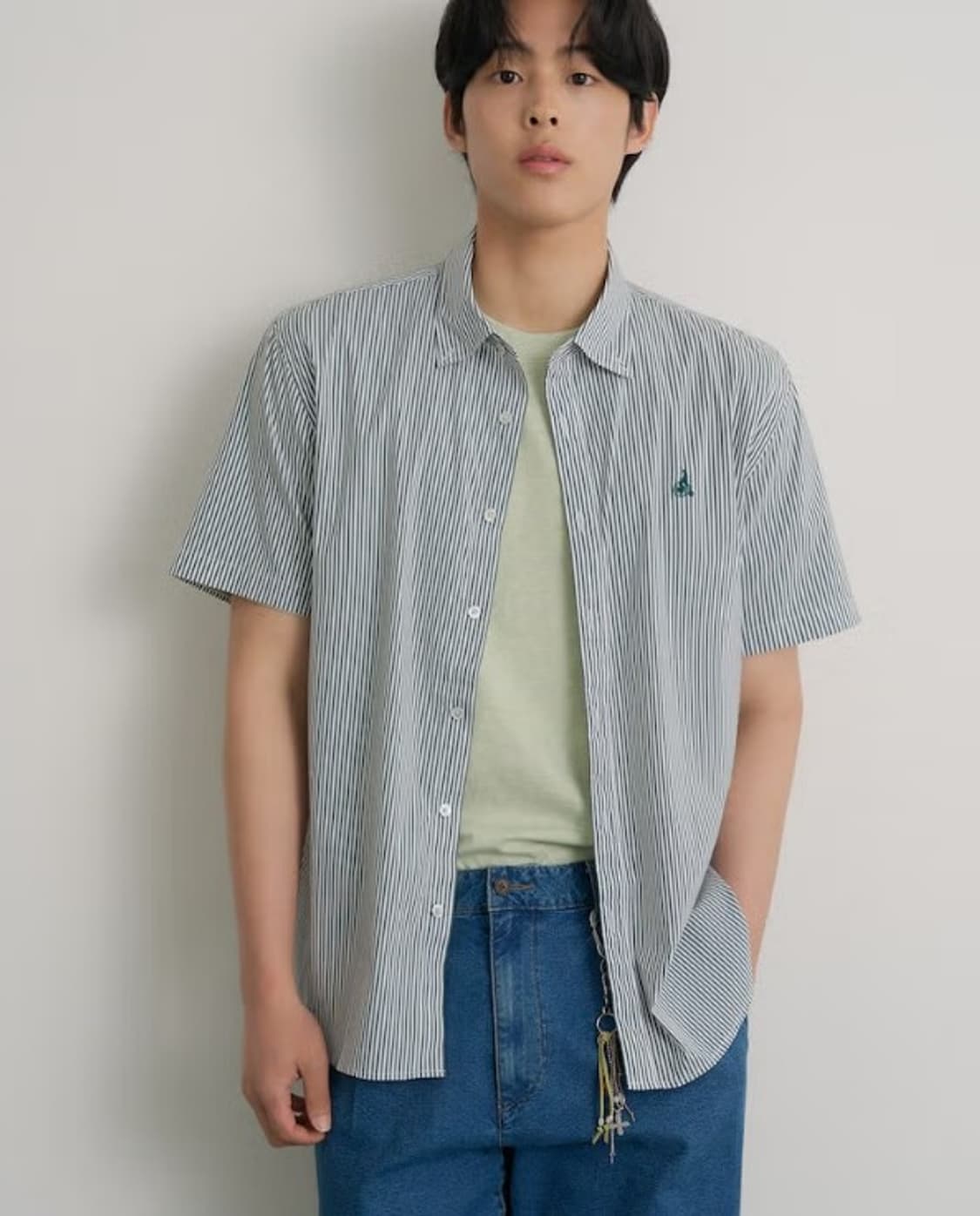 빈폴 시어서커 스트라이프 반팔 셔츠 상품이미지9