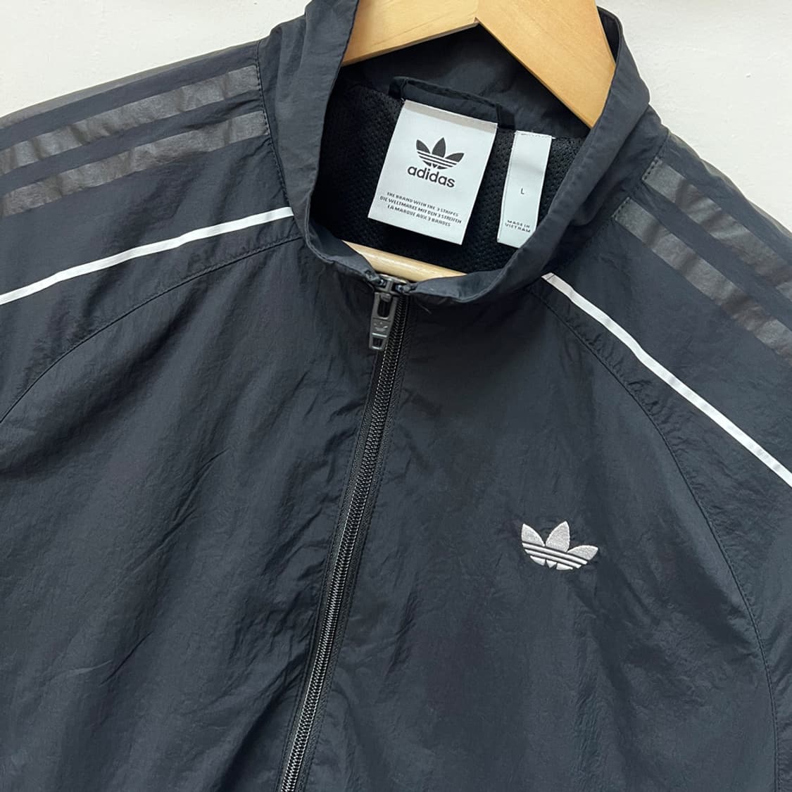 아디다스 플레임 우븐 트랙탑 바람막이 자켓 L 상품이미지3