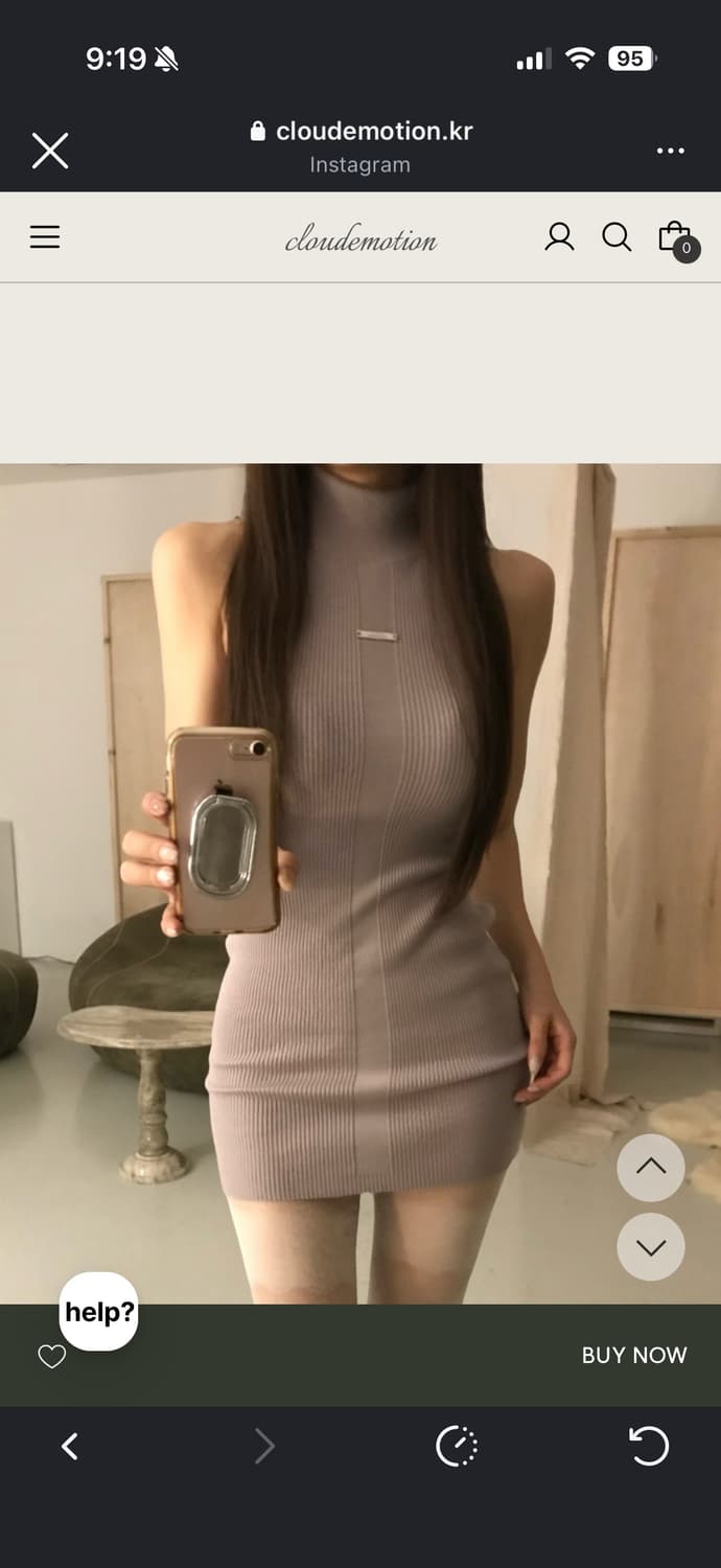 클라우드이모션 nined signature halter - slim op 상품이미지3