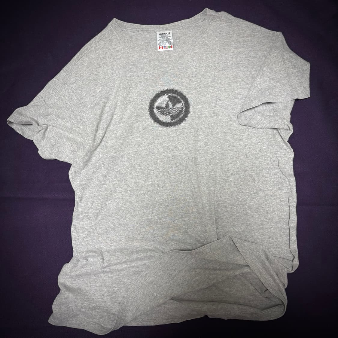 90s adidas® Made in U.S.A. Heather Tee 상품이미지4