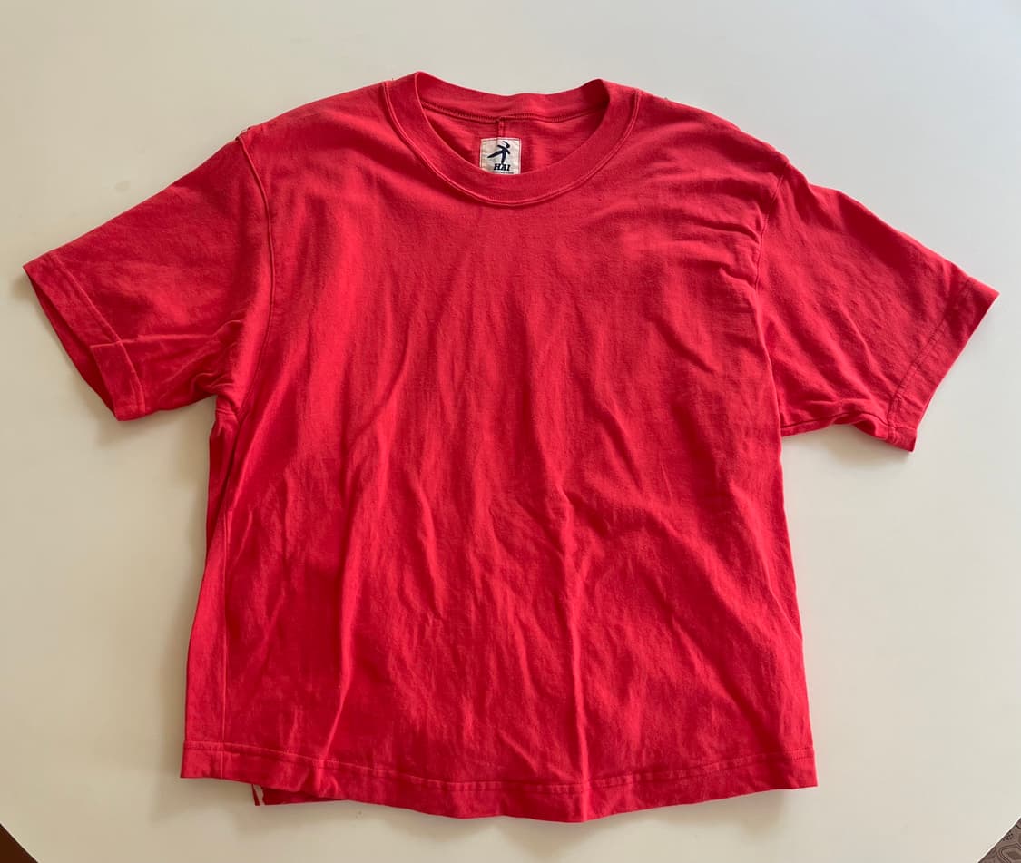 이세이야케 Hai Sporting Gear 반팔셔츠 레드  상품이미지2